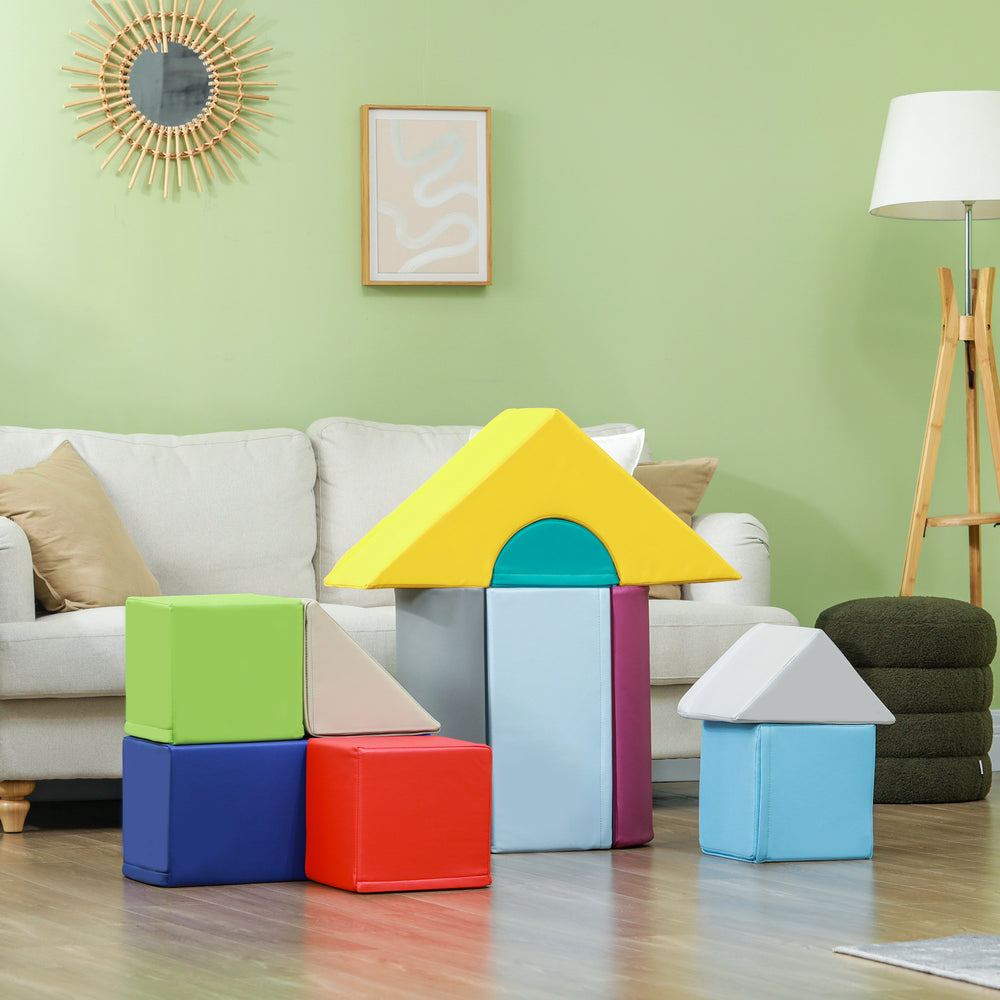11 soft play blocks for climbing and crawling