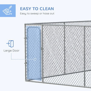 Galvanized Steel Frame Dog Park