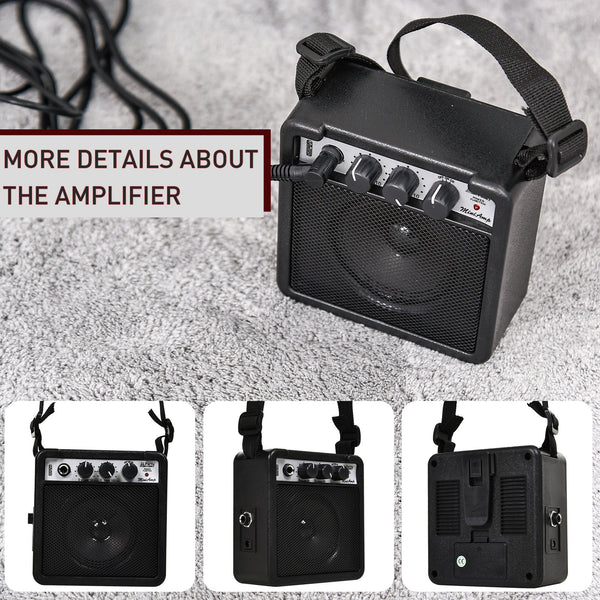 30 inch electric guitar for children with 5W amplifier