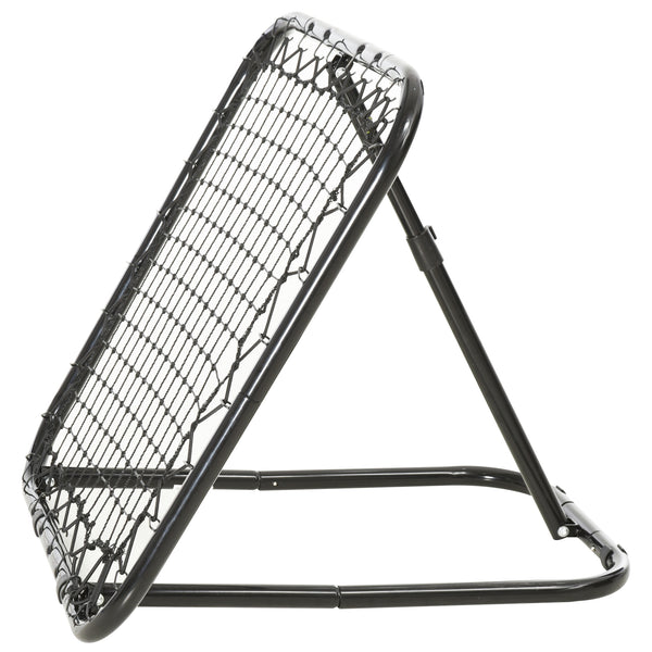 Adjustable angle rebound net