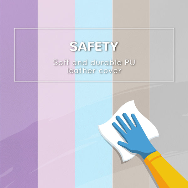 7 Piece Indoor Toddler Playground, Climb &amp; Crawl - Pink/Purple