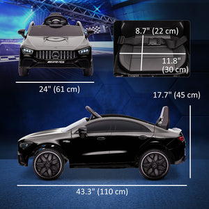 Mercedes-Benz AMG 12V Licensed with Remote Control, Black