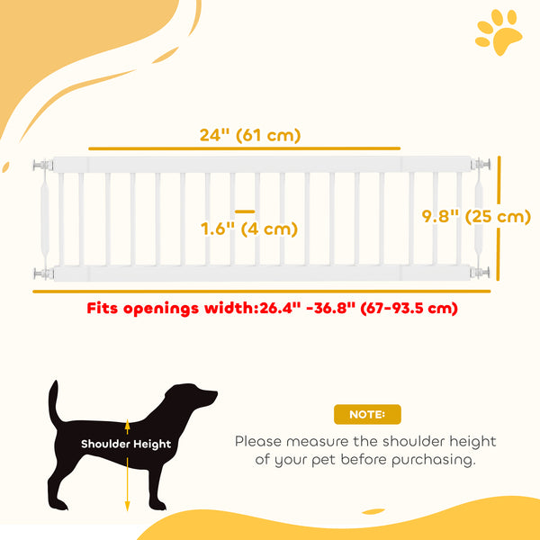 Dog gate, white