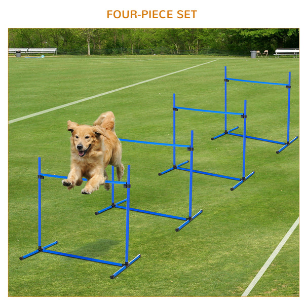 Set of 4 Dog Agility Training Equipment