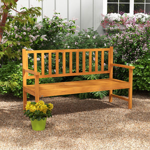 Wooden bench with a central lifting table that can accommodate 2 to 3 people