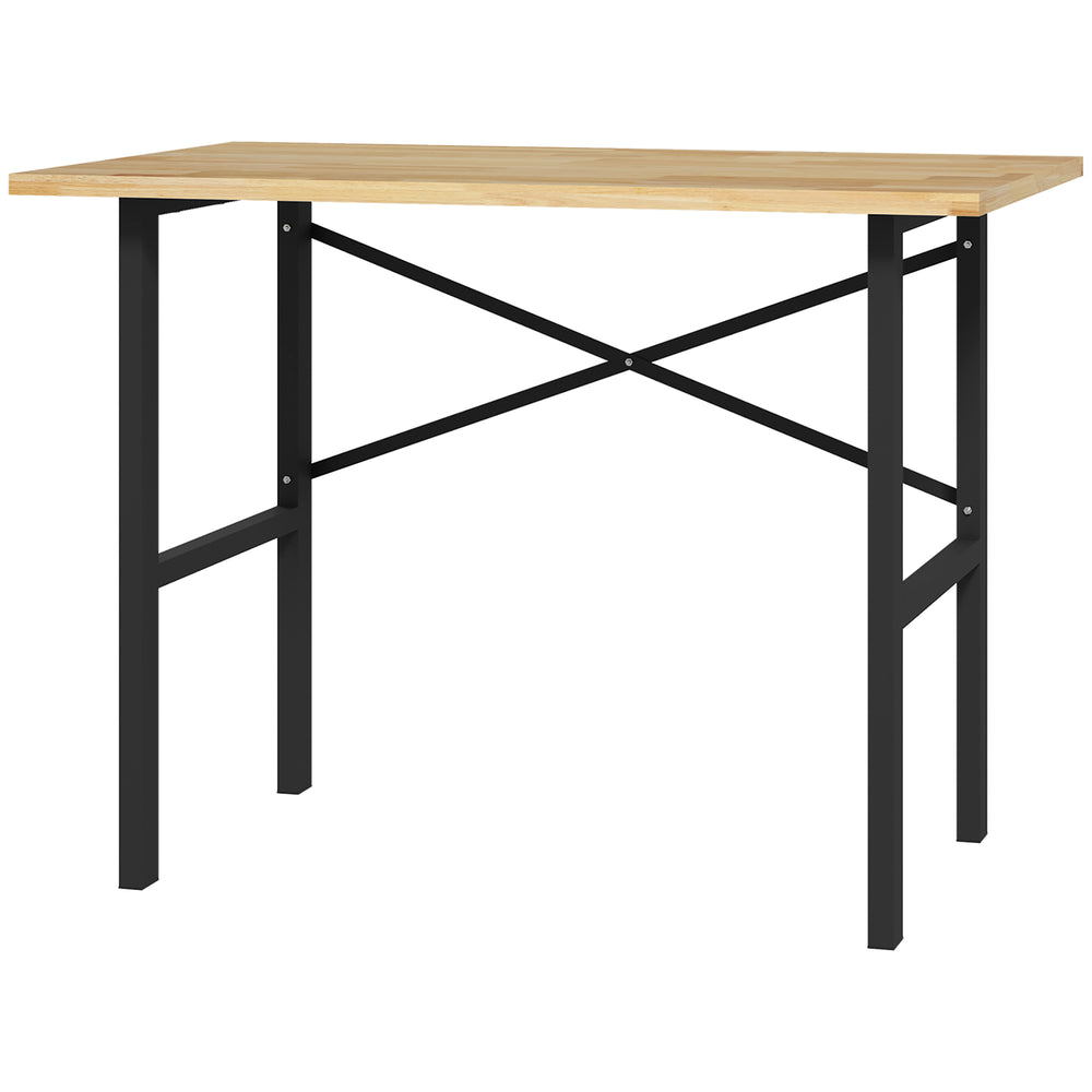 Workbench with oak top