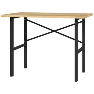 Workbench with oak top