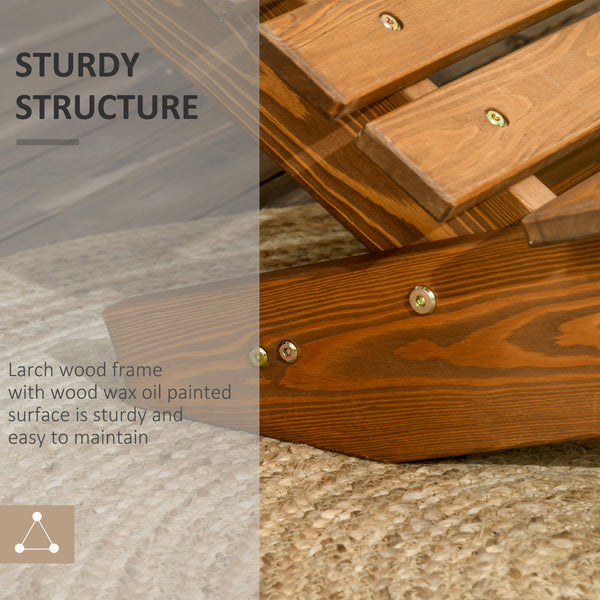 Outdoor wooden lounge chair, curved design, teak