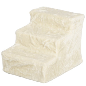 3-Step Pet Ramp with Removable Cover, Beige