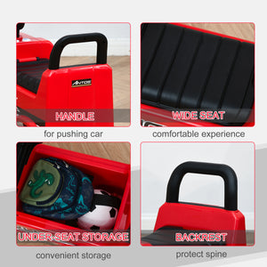 Mercedes-Benz Antos for toddlers, red