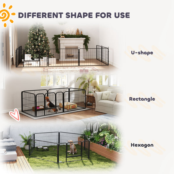 7-panel whelping box with washable absorbent mats