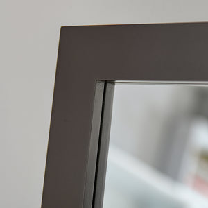 Full-length floor mirror with 2-position adjustable angle