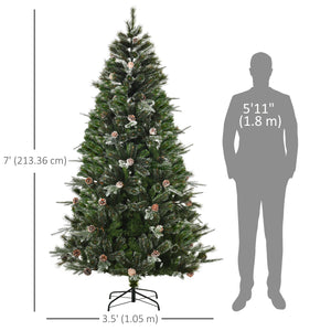 7ft Artificial Christmas Tree with Automatic Opening