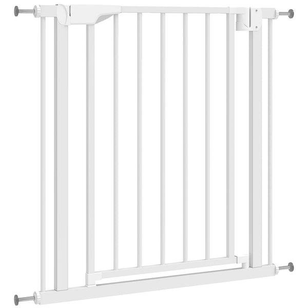 30" to 32" automatic safety gate, white