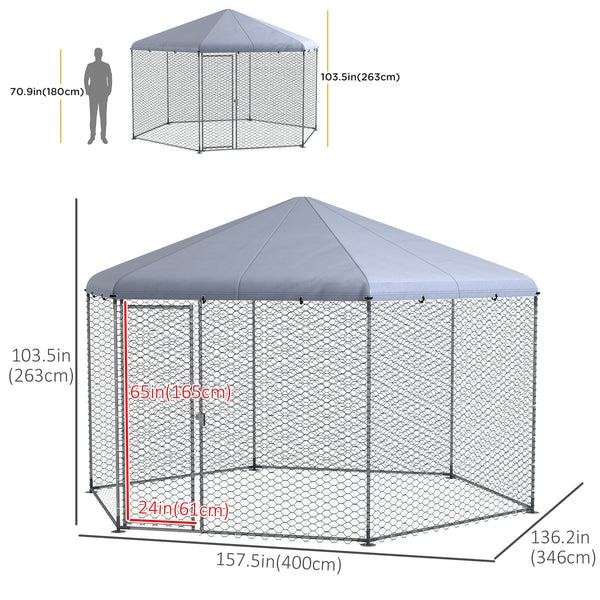 Chicken coop with shelter for 10 to 15 chickens
