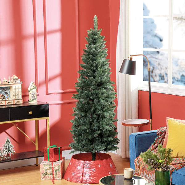 6ft tall artificial Christmas tree with 479 branches and steel base