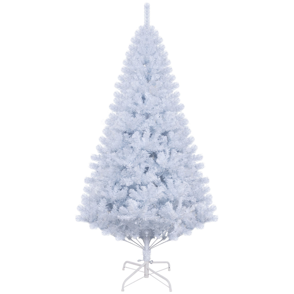 6ft White Artificial Christmas Tree with Metal Stand