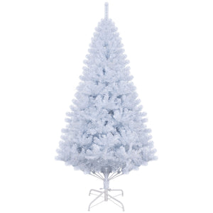 6ft White Artificial Christmas Tree with Metal Stand