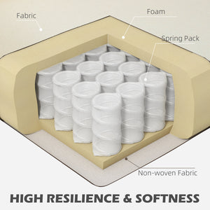 Modern L-shaped sectional sofa with removable chaise, cushions and wooden legs, cream white