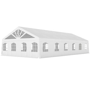 Heavy-duty 20 x 40 ft. white party tent