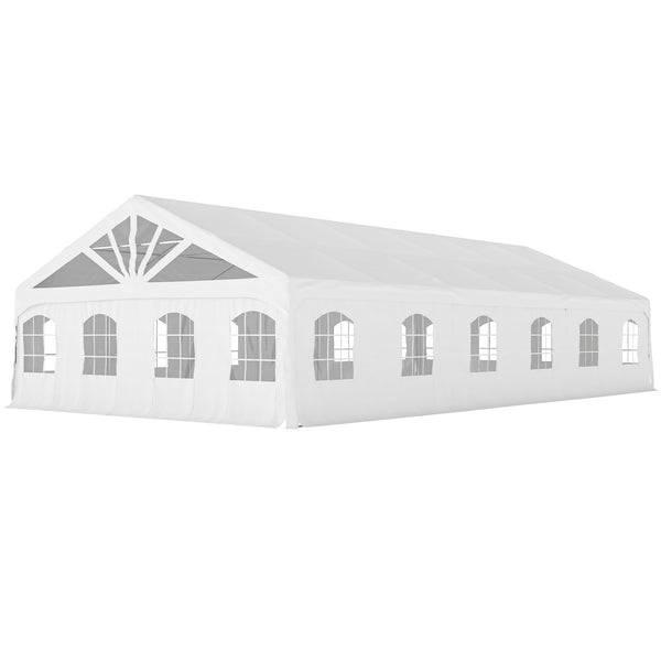 Heavy-duty 20 x 40 ft. white party tent