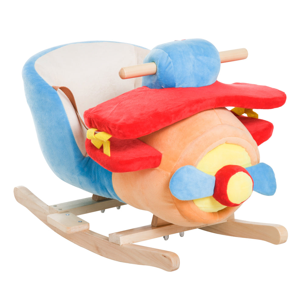Plush Rocking Plane with Nursery Rhyme