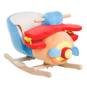 Plush Rocking Plane with Nursery Rhyme