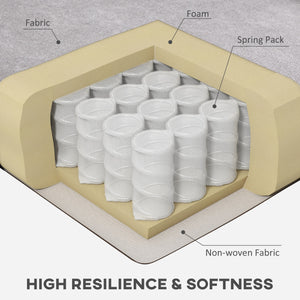 Modern fabric upholstered accent chair with wooden legs and rolled arms, gray