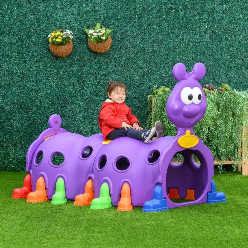 Lion Tunnel for children aged 3 to 6, purple