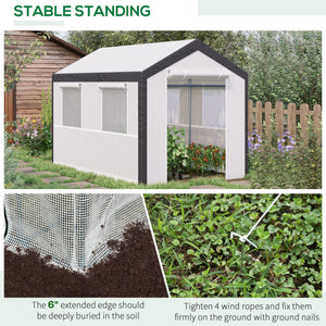 Sturdy garden greenhouse for vegetable seedlings