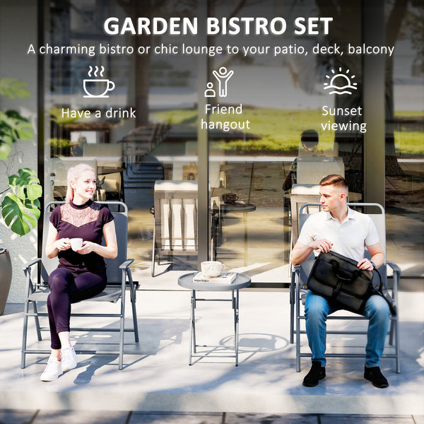 3-piece outdoor bistro set