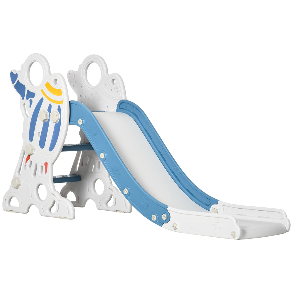 Indoor Slide for Kids 1.5-3 Years Old, Space Theme, Blue