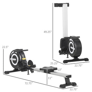 Adjustable Resistance Magnetic Rower with Digital LCD Display