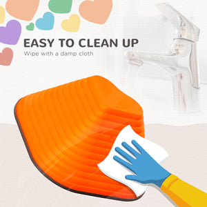 Set of 11 non-slip stacking stones for children, heart-shaped