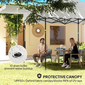 10 x 10 folding tent with awning and side walls
