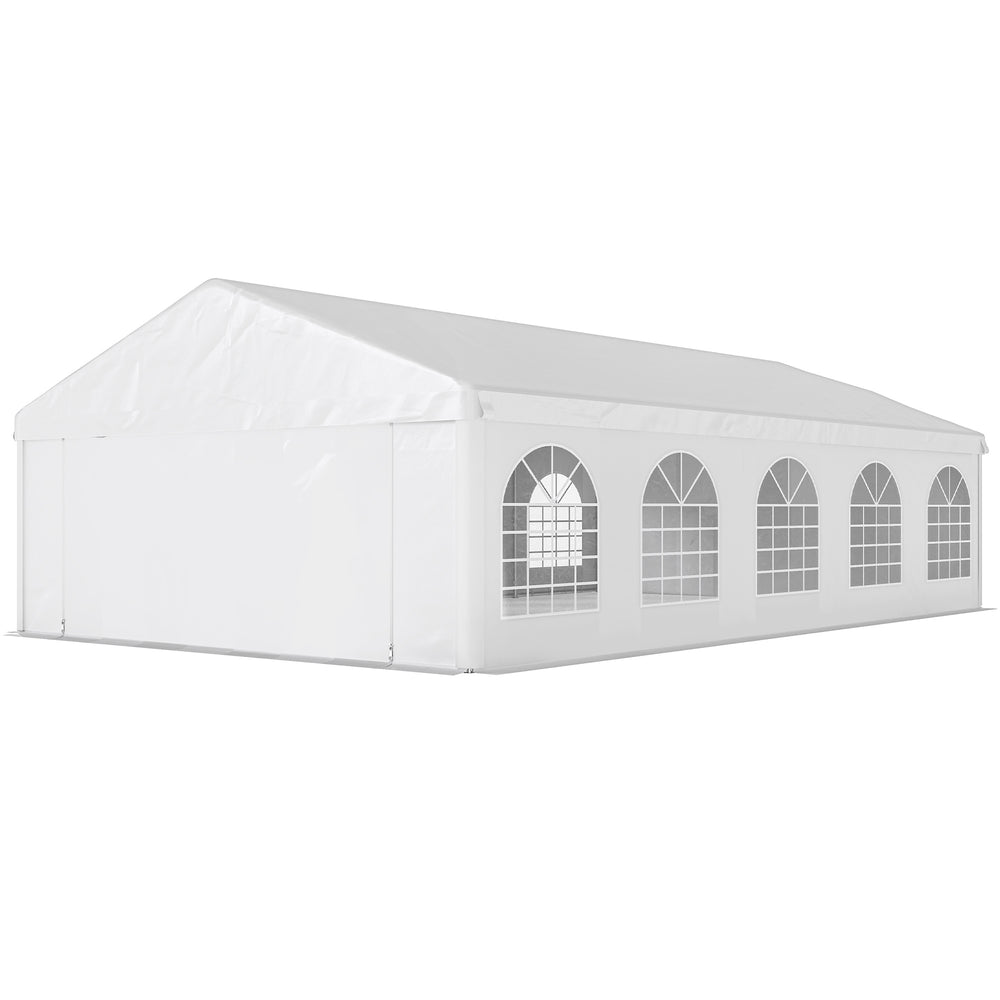 20 x 33 ft. reception tent with removable side walls, white