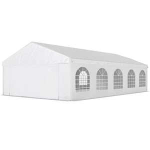 20 x 33 ft. reception tent with removable side walls, white