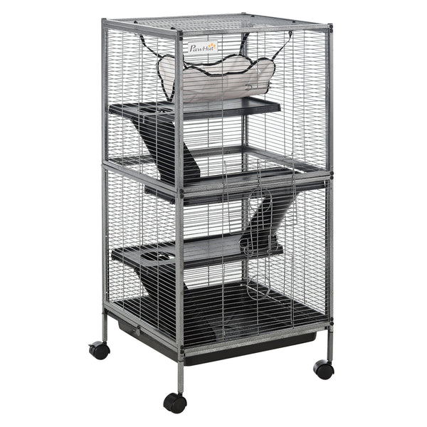 4-Tier Rolling Cage for Rodents