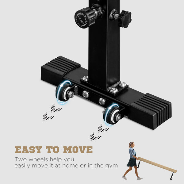 2.3m Adjustable Balance Beam with Wheels