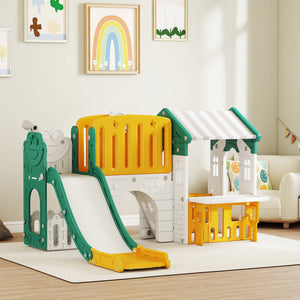 7-in-1 Toddler Slide Yellow/Green