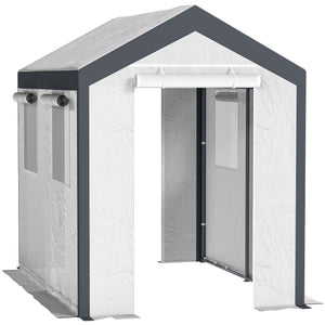 Sturdy garden greenhouse for growing outdoor vegetables