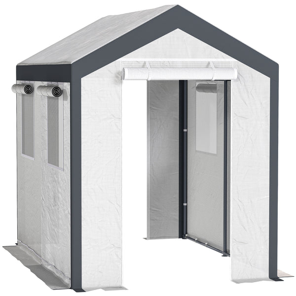 Sturdy garden greenhouse for growing outdoor vegetables