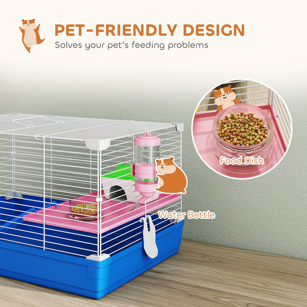 2-level blue cage for small hamsters and gerbils