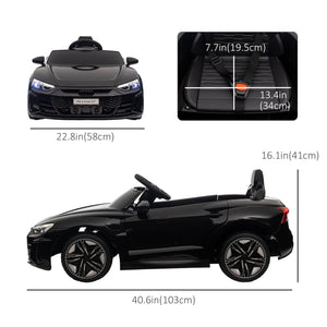 Audi RS 12 V with suspension, black