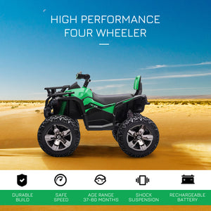 12V Green Off-Road Quad