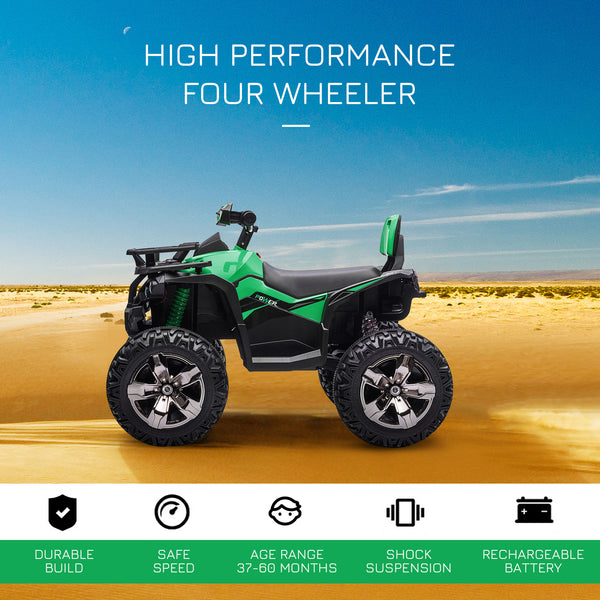 12V Green Off-Road Quad
