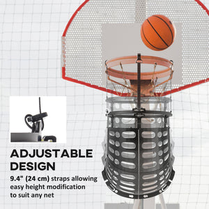 Basketball Hoop Ball Return System