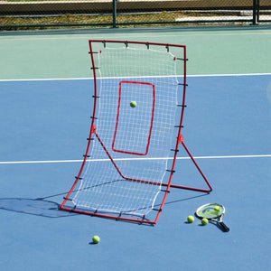 Adjustable rebound net with 5 angles