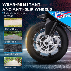 6V 3-wheel electric motorcycle, blue