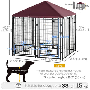 Lockable welded steel outdoor enclosure